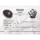 Hämatit Regenbogen Ring 6 mm Breite schöne schimmernde Farben Größe 54 mm