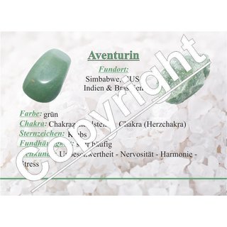 Aventurin grn Herz Anhnger bauchiges 25 mm groes Edelsteinherz Bohrung ca. 2,5 mm