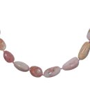 Anden Opal rosa Kette Collier mit 925er Silber Verschluss...