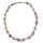 Anden Opal rosa Kette Collier mit 925er Silber Verschluss schöne rosa gemaserte Farbe