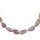 Anden Opal rosa Kette Collier mit 925er Silber Verschluss schöne rosa gemaserte Farbe