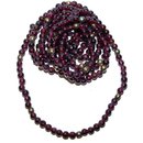 Granat - Almandin Kette Kugel  4 mm Lnge 90 cm endlos =...