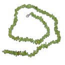Peridot / Olivin Spltter Kette Lnge 45 cm mit 925er...