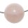 Rosenquarz Kugel ca. 20 mm als Anhänger mit Bohrung 2,5 mm