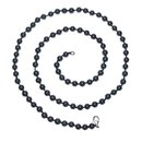 Hmatit Kette Kugel 8 mm Lnge 80 cm mit Karabinerverschluss