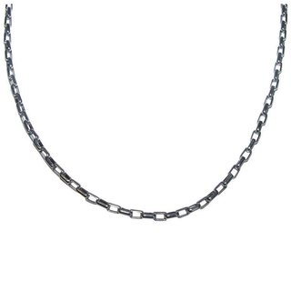 Halskette Edelstahl Gliederkette 3 mm Lnge 60 cm mit Karabiner