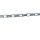 Edelstahl Kette Gliederkette Ø 3 mm Länge 50 cm mit Karabiner- Verschluss Unisex Länge variabel.