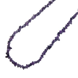 Amethyst A*extra Splitter Kette 90 cm endlos = ohne Verschluss schne klare lila Farbe