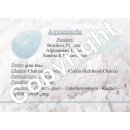 Aquamarin und Kunzit Splitter Kette 45 cm mit 925er...