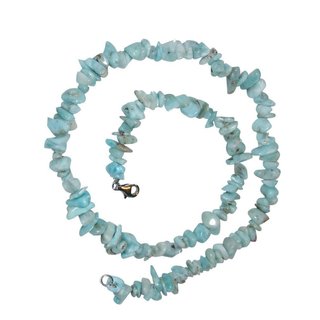 Larimar Splitter Kette 45 cm Lnge auch Atlantisstein genannt