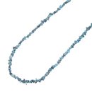 Larimar Splitter Kette 90 cm endlos ohne Verschluss