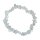 Opalith (Glas synthetisch) Splitter Armband auf Stretchband mit Opal Schimmer
