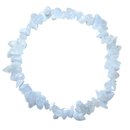 Chalcedon Armband Splitter Armband auf Stretchband