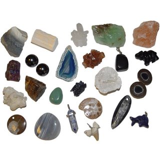 24 Edelsteine fr Jungen zum Befllen Adventskalender Kristalle Mineralien Versteinerungen u.v.a.