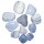 Chalcedon  50 g Trommelsteine Handschmeichler Wassersteine ca. 5 - 8  Steine