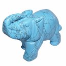 Trkinit XL Elefant (Magnesit coloriert) ca. 75 x 50 mm...