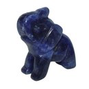 Sodalith Elefant ca. 22 x 30 mm als Glcksbringer mit...