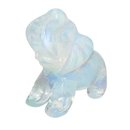 Opalith (Glas, synthetisch) Elefant ca. 22 x 30 mm mit...