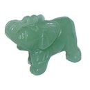 Aventurin grün Elefant ca. 30 x 43 mm Edelstein,...