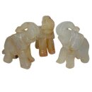 Achat Elefant ca. 30 x 43 mm Edelstein, Glücksbringer