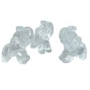 Bergkristall Elefant ca. 22 x 30 mm Edelstein,...