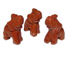 Goldfluss Elefant mit schönem Glimmer / Glitzer ca. 22 x 30 mm