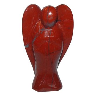 Jaspis Rot Engel Figur Schutzengel ca. 42 x 70 mm