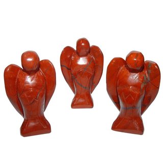Japis Rot Engel Figur Schutzengel ca. 35 x 60 mm Glcksbringer