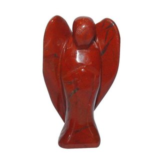 Jaspis Rot Engel Figur Schutzengel ca. 30 x 50 mm