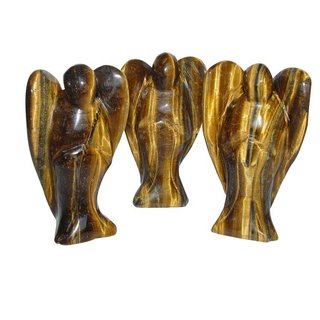 Tigerauge Engel  Schutzengel ca. 42 x 70 mm