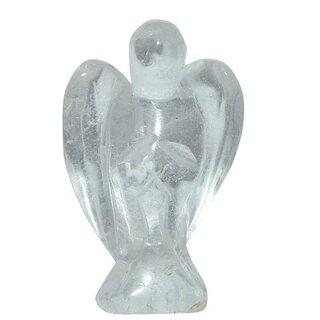 Bergkristall Engel ca. 35 x 60 mm aus echtem Edelstein Schutzengel