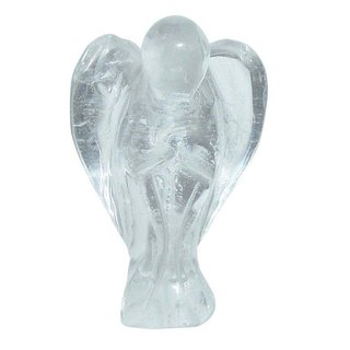 Bergkristall Engel ca. 30 x 50 mm aus echtem Edelstein Schutzengel