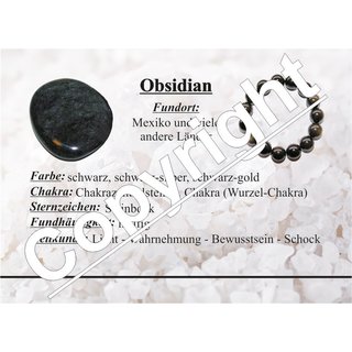 Obsidian schwarz Engel Figur Schutzengel ca. 42 x 70 mm