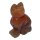 Carneol - Achat Katze aus echtem Edelstein ca. 30 x 45 mm+