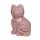 Rhodonit Katze ca. 40 x 25 mm Glücksbringer oder Handschmeichler