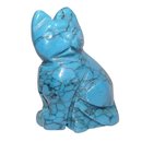 Trkinit Katze (Magnesit coloriert) ca. 40 x 25 mm als...