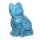 Türkinit Katze (Magnesit coloriert) ca. 40 x 25 mm als schöne türkis Farbe