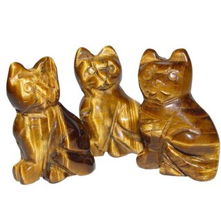 Tigerauge braun Katze ca. 40 x 25 mm schöner brauner Schimmer