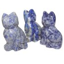 Lapislazuli Katze ca. 40 x 25 mm als Handschmeichler