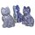 Lapislazuli Katze ca. 40 x 25 mm als Handschmeichler