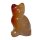 Carneol - Achat Katze hell braun aus echtem Edelstein ca. 40x25 mm