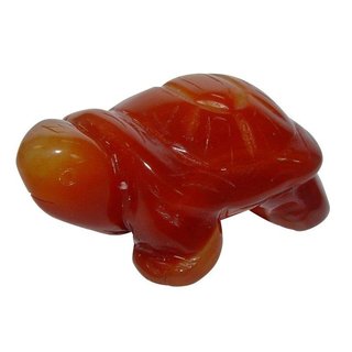 Carneol - Achat Schildkrte ca. 50 x 34 x 22 mm aus echtem Edelstein