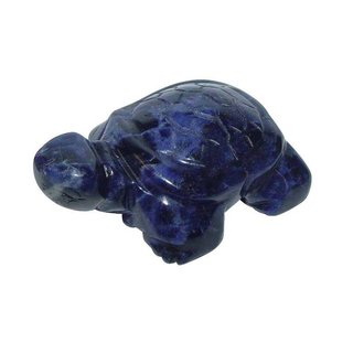 Sodalith Schildkrte ca. 28 x 19 x 12 mm Edelstein Figur