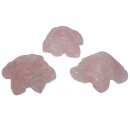 Rosenquarz Schildkröte ca. 40 x 25 x 15 mm...