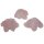 Rosenquarz Schildkröte ca. 40 x 25 x 15 mm schöne Deko Figur und Glücksbringer