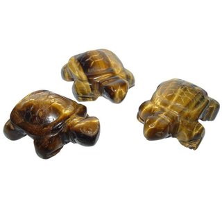 Tigerauge Schildkröte ca. 40 x 25 x 15 mm