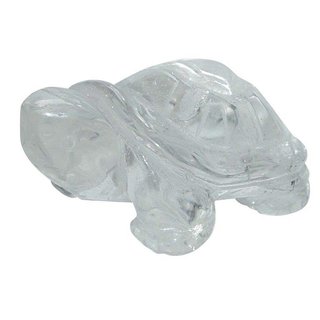 Bergkristall Schildkröte ca. 50 x 34 x 22 mm als Handschmeichler oder Glücksbringer