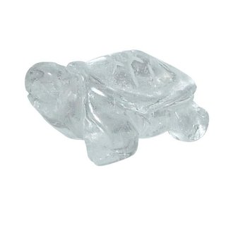 Bergkristall Schildkröte ca. 28 x 19 x 12 mm als Handschmeichler oder Glücksbringer