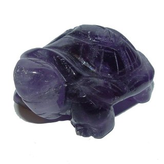 Amethyst Schildkrte ca. 50 x 34 x 22 mm aus echtem Edelstein