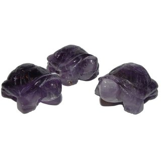 Amethyst Schildkrte ca. 50 x 34 x 22 mm aus echtem Edelstein